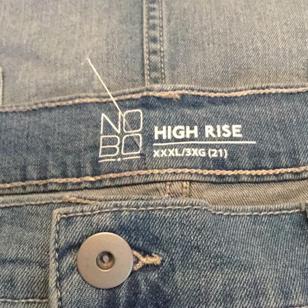 ๐ฆโ NOBO โ Size XXX Lg So Fun To Wear Denim Skirt Wardrobe Must Have ๐ฆ - Picture 9 of 10